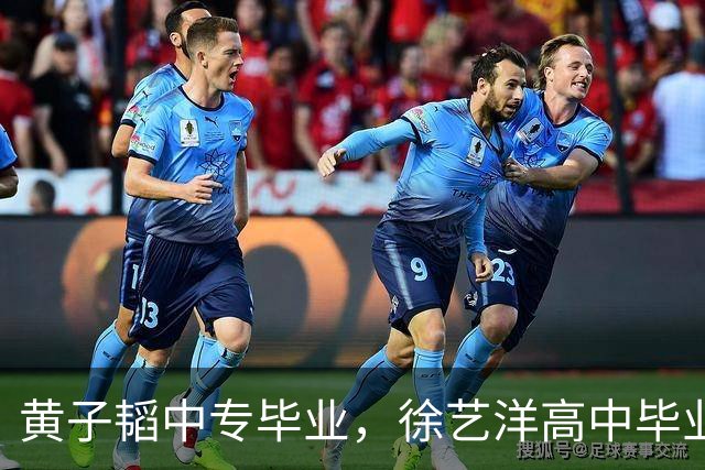黄子韬中专毕业，徐艺洋高中毕业，学习不好的人可以参考